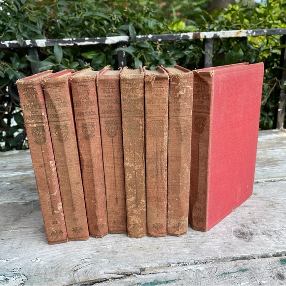 The Wit & Humor of America vintage 1900’s hardback books